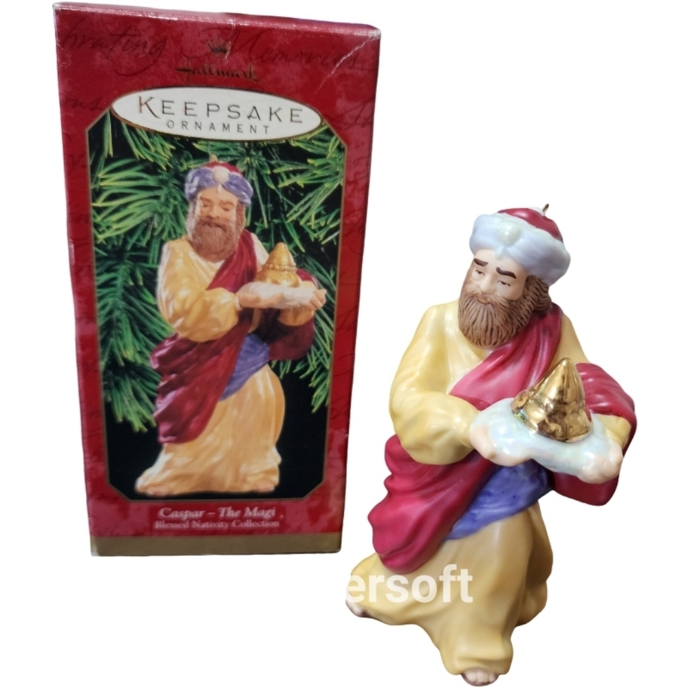 Hallmark KEEPSAKE the Label Ornament - Caspar The Magi Figurine